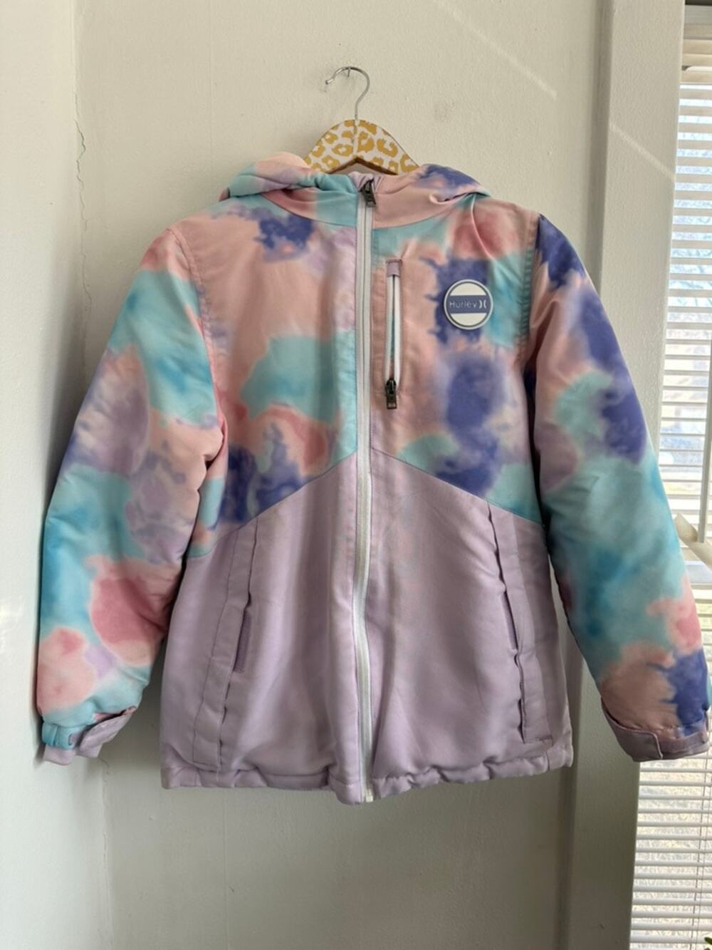 Hurley Girls Colorful Ski Jacket | Size Large 14/16